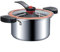 CWOQOCW Pentola a cottura lenta, 3,5 l, in acciaio inox, antiaderente, con coperchio in vetro, per cucina domestica (argento)