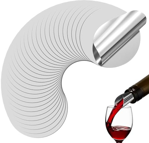 TAIVIN 30 Piezas Vertedor de Vino,Vertidor De Vino Sin Goteo Reutilizable,Adecuado para restaurantes, cócteles, hoteles, Bodas y Bares