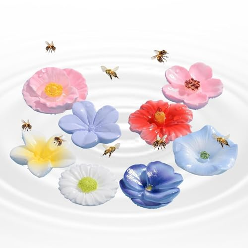 Estación De Alimentación para Abejas 8 Unidades Cuencos Bebedero Mariposas | Estación De Agua Para Abejas Exterior, Jardín, Patio, Césped, Baño De Pájaros, Patio Trasero, Terraza, Parque Y Paisaji