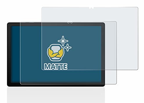 BROTECT Entspiegelungs-Schutzfolie für Samsung Galaxy Tab A8 WiFi/LTE (2 Stück) Matte Displayschutz-Folie, Anti-Reflex, Anti-Fingerprint