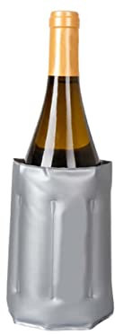 A2ZWORLD Refrigeratore per Vino, Champagne,Birra, Secchiello Ghiaccio Flessibile, Raffredda Bottiglie Con Diametro Massimo 10,5cm (15cm), Silicone