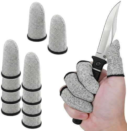 ZIOYANE 10Pcs Cut Resistant Reusable Finger Cots