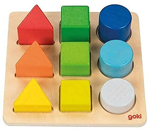 Goki 58753 Farb- und Formsortiertafel, gemischt