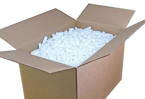 12 Cubic Foot White Biodegradable Loose Fill Protective PACAGING PEANUTS Reusable Void Filler Postal Mailing Packing Chips Cushioning