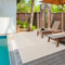the carpet Lagos robuster Outdoor Teppich, modern, Wetterfest & UV-beständig, für Balkon, Terrasse und Wintergarten, Aber auch für die Küche geeignet, flachgewebt, Creme 2, 240 x 340 cm