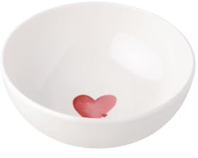 Villeroy & Boch – With Love Müslischale Weiß Sending Love, Spülmaschinenfest, Mikrowellensicher, Schale Herz, Bowl, Schüssel klein, Salatschüssel, Suppenschüssel, Geschenk, Premium Porzellan