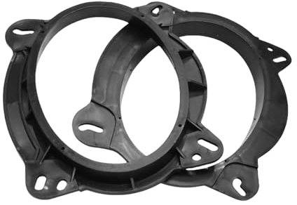 Ddujbtp Adaptadores de altavoces de mejora de sonido, reducción de ruido, altavoces de puerta delantera, anillos de montaje, instalación sencilla para vehículos