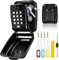 Laihur Key Safe Wall Mounted Police Approved Outdoor, Key Lock Box for 12 Digit with Code, Combination Keysafe Waterproof Sparekeys Lockbox for Home Garage Warehouse Office & School (Black)-11