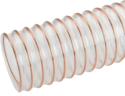 Fittingstore - Metro – Tubo a spirale in poliuretano a pressione pesante – Tubo di aspirazione – ignifugo, DIN 4102 B1 (adatto per alimenti, 70 mm (diametro interno)