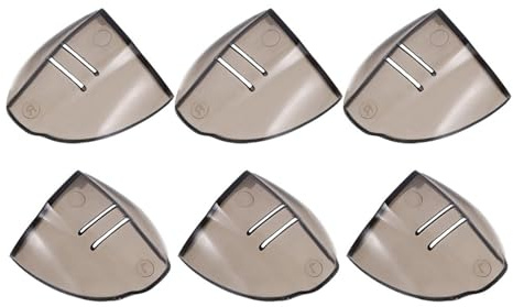 Gadpiparty 3 paia di protezioni laterali trasparenti flessibili in TPU per occhiali protezione per gli occhi, accessori per occhiali protettivi facili da installare, comodi per guida notturna e uso