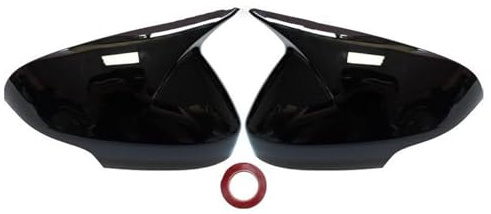 Backspegelskydd För Volvo C30 C70 S40 S60 V40 V50 V70 2005-2013 Sidodörrshölje, Yttre Hölje, Vingskydd Backspegelkåpor vänster höger dörr(Ljussvart)