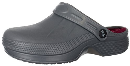Brandsseller Sabots pour femme, chaussures de jardin, pantoufles d'hiver/d'été, disponibles en doublés et non doublés