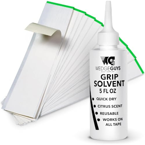 Wedge Guys Light Grip Kit - Kit Regrip per Mazze da Golf - Installazione Facile e Massima Aderenza - Nastro Grip Golf Premium - Include 15 Strisce e Solvente 150 ml - Accessori Golf Sport