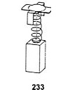 Balais de Charbon Asein 0796 pour Outils lectriques Diamond & Hitachi - 2 Pices, 7x17x17mm, Acier au Carbone, Fil Serti, Remplace les pices d'origine 974611Z, 999044, 999074 & 999081Z
