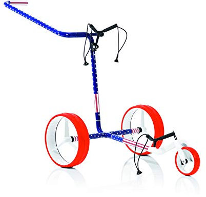 JuCad Carbon US Golf Trolley 3-rädrig I Golf Caddy I 3-rädirg I 3 Räder