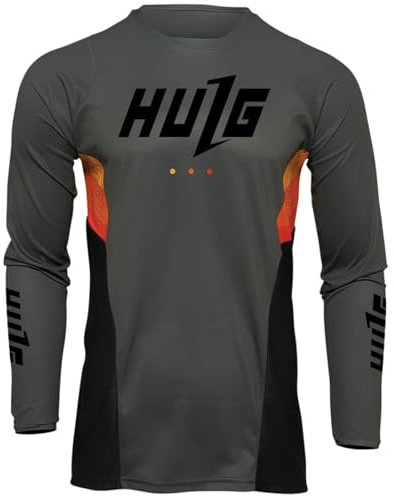 Herren-Radtrikots, T-Shirt,Fahhradtrikot MTB Rennrad Trikot,Motocross-Jersey Langarm | MX Enduro | Atmungsaktiv | (Style-03,3XL)