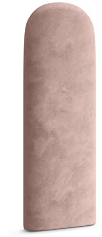 Muralo Pannelli Imbottiti per Pareti Ovali 30 x 100 cm - Cuscino da Parete Trapuntato, Effetto 3D, Decorazione Moderna per Camera e Soggiorno - Rosa chiaro