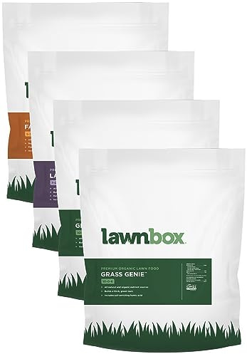 The Andersons Lawnbox® Northern Organic Fertilizer Bundle | Full Season Organic Fertilizer Program | Covers up to 2,500 sq ft