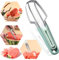 3 in 1 Tagliafrutta in Acciaio Inossidabile, Nuova Affettatrice Forchetta Anguria 2024, Strumento da Taglio di Anguria per Cucina,Affettatrice per Anguria, Coltello in Acciaio Inox
