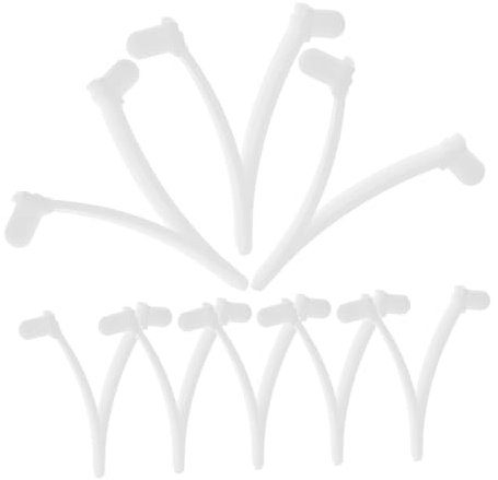 PAMINGONO Clips v para Herramientas De Limpieza De Piscina, 8 Unidades De Plástico Resistentes, para Skimmer, Cepillos y Rastrillos De Hojas, Uso Mantenimiento De Piscinas y Spas