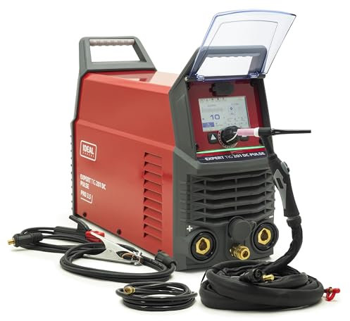 Soldador TIG 201 DC Pulse Pro3.5 LCD 230V 200A Inverter 2T/4T HF Alu Welder