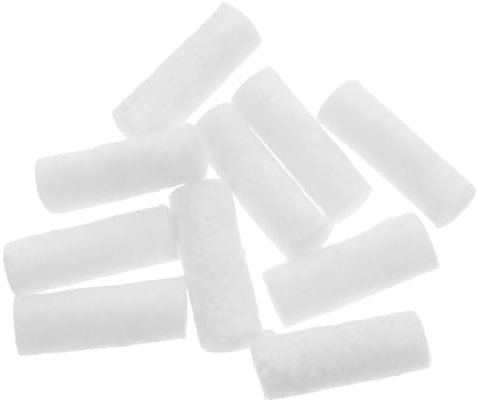 GAROZATION 10pcs Cotton Fire Starters and Wicks for Outdoor Camping Fire Pits and Tabletop Fireplaces White Fuel Sticks for Survival and Travel