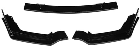 spoiler inferiore Kit carrozzeria per paraurti anteriore auto, spoiler, diffusore, adatto per Infiniti Q50 2014-2021 labbro d'impatto(14-17 Sport Black)