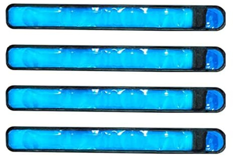 Bandas LED para patas de caballo, correas de seguridad, luces de tobillo ajustables para montar de noche, adorable material impermeable, equipo de equitación para granja, estable, desfile, ranc