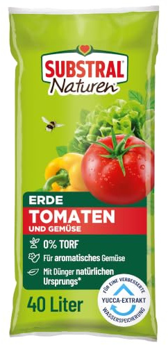 SUBSTRAL® Naturen® Terreau pour tomates et légumes, sans tourbe, 40 l