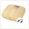 LITTLE BALANCE 8228 Bambou Soft USB, Personenwaage ohne Batterie, USB-Anschluss zum Aufladen, Hitzegehärtetes Glas, 180 kg, Bamboo