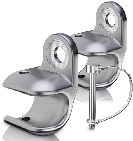 NICEDACK Attacco per Rimorchio per Bicicletta Thule Chariot, Asse per Rimorchi, per Bambini (Argento, 2 Pezzi)