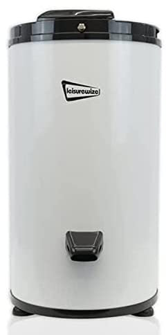 Leisurewize | Portable 230v Heavy Duty Low Wattage 6kg Spin Dryer | 2800 RPM | Steel Drum | Student Camping Caravan Motorhome Dryer | Energy-Efficient (LW642)