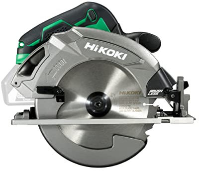 HIKOKI Akku Handkreissäge C1807DA (18V, Li-Ion, 190 mm Sägeblatt, Brushless, LED, Spindelarretierung, Transportkoffer, Sägeblatt, ohne Akku und Ladegerät)