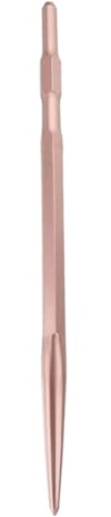 DAZZLEEX Cincel especial ranurado, martillo eléctrico, cincel plano, cinceles planos, broca de punta hexagonal, cincel de martillo eléctrico (puntiagudo 17 x 280 mm)