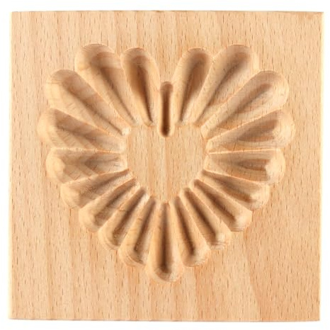 WANGCL Divertente Biscotto In Legno Intagliato Stampo Per Goffratura Biscotti D'amore Artigianato Utensili Da Forno Per Pan Di Zenzero Fai Da Te Forma Biscotto Timbro Stampo Per Biscotti