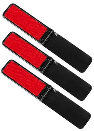 MOTHNUR 3 Pezzi Adesivo di abbigliamento rimozione pelucchi vestiti Remover per lanugine spazzola per pelucchi riutilizzabile levapelucchi spazzola per la pulizia dei pelucchi pp Nero