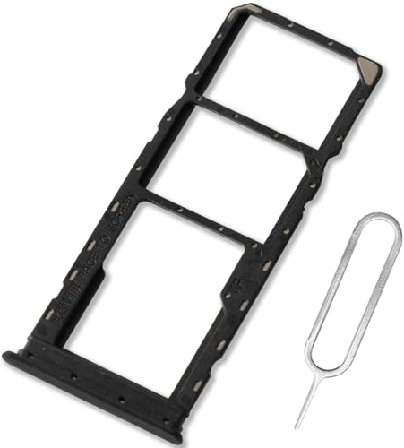 ExtKry Bandeja SIM para Xiaomi Redmi A5,Negro | Calidad original bandeja de tarjeta SIM bandeja para SIM bandeja ranura SIM bandeja tarjeta SIM con aguja eyectora.