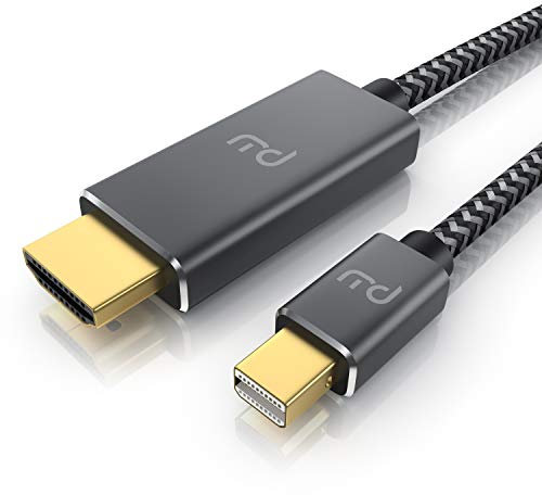 CSL - 4k Mini Displayport 1.4 zu Hdmi 2.0 Kabel – 3m - mini DP Adapter – 4k@60Hz - Thunderbolt 1-2 - Audio und Video – für MacBook Microsoft Surface Pro Lenovo Notebook Monitor Projektor