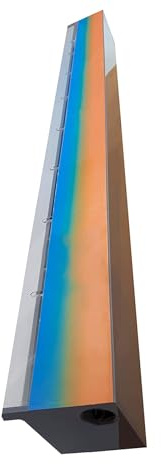 Warmpool Infälld akryl vattenfall för pool utan LED, olika storlekar vattenlampa (30 cm flik 3,5 cm)