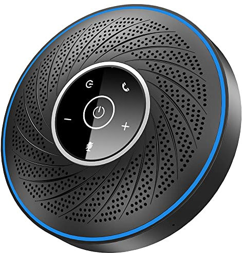 Altavoz De La Conferencia Bluetooth, Micrófono Omnidireccional 360 °, Inteligente Dsp Reducción De Ruido, USB Plug & Play For Conferencia De Negocios, Juegos, Educción.