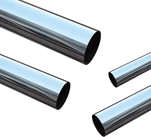Lantelme Edelstahlrohr V2A poliert Ø 16mm Wandstärke 1,5mm Länge 1m 100cm | Edelstahl Rohr für Balkongeländer Treppengeländer langlebige Metallkonstruktionen und DIY