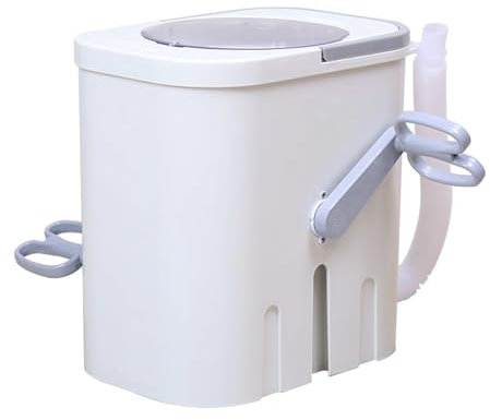 Waschmaschine Ohne Strom mit Pedal Camping Waschmaschine mit Schleuder Ohne Strom, Waschmaschine Klein für Schlafsäle, Wohnungen, Camping Reise