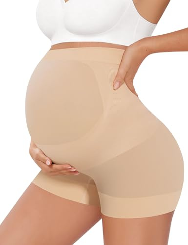 Peauty Seamless Maternity Shapewear for Dress,Belly Support Pregnancy Underwear for Photography and Baby Shower