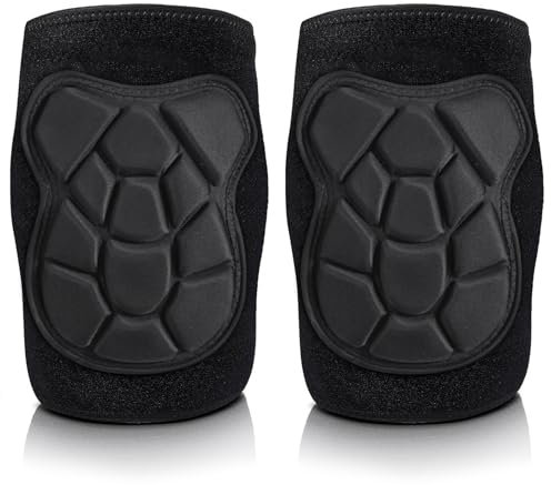 POWZOO 1 paire de genouillères de jardin, coussin de genou de jardin avec éponge antidérapante et épaisse, genouillères anti-collision pour jardinage, carreleur, revêtements de sol, couvreurs de toit,