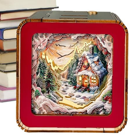 Luz Nocturna de Rompecabezas de Madera,Luz Nocturna de Rompecabezas | Luz Nocturna de Rompecabezas,Inalámbrico de Madera de la luz de la Noche de los Rompecabezas LED, Juguete del Rompecabezas de la