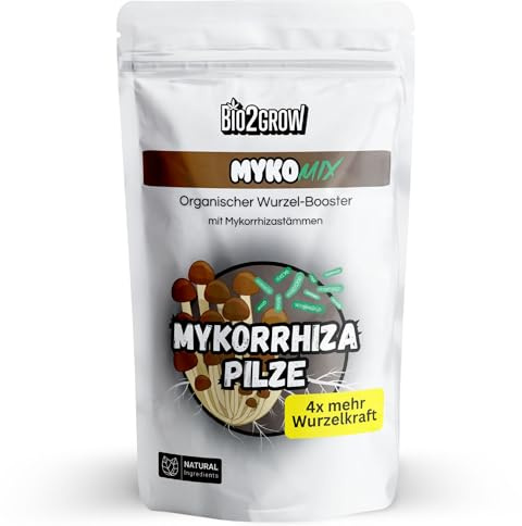 Bio2Grow Myko-Mix 250 g – Poudre de mycorhizes champignons comme activateur de racines & activateur de sol organique pour plantes