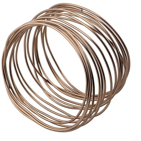 Bonsai-Drähte für Pflanzenstyling und Training, eloxierter Aluminiumdraht für Gartenhandwerk und Topfpflanzen (1 Stück, braun)