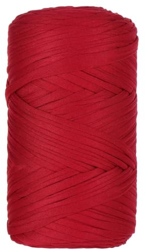 400g T-shirt Garn till Virkning 120m, Kraftigt Garn till Handstickning, Polyester, till Väska, Filt, Korg, DIY Prylar, Heminredning(Color 7)