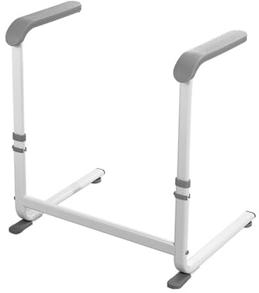 Barre d’aide à la mobilité pour canapé, lit – Hauteur réglable 6 niveaux | Poignée ergonomique pour seniors, patients, handicapés – Support solide en acier carbone – Système sécurisé