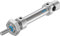 DSNU-12-25-P-A (19190) Normzylinder Hub:25mm Kolben-Durchmesser:12 mm Kolbenstangengewinde:M6